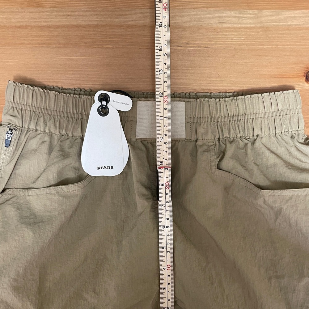 PrAna Womens Crossback Pant 2064521 Nomad Tan Recycled Nylon Cargo Joggers S RG - Picture 10 of 11